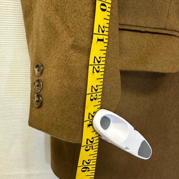 Haspel 100% Cashmere Camel Blazer Size 44L - Picture 7 of 9